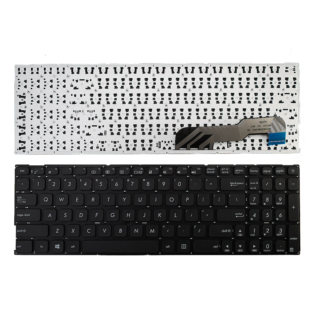 Laptop Keyboard English Layout Keypad Black for Asus Vivobook X541 X541u