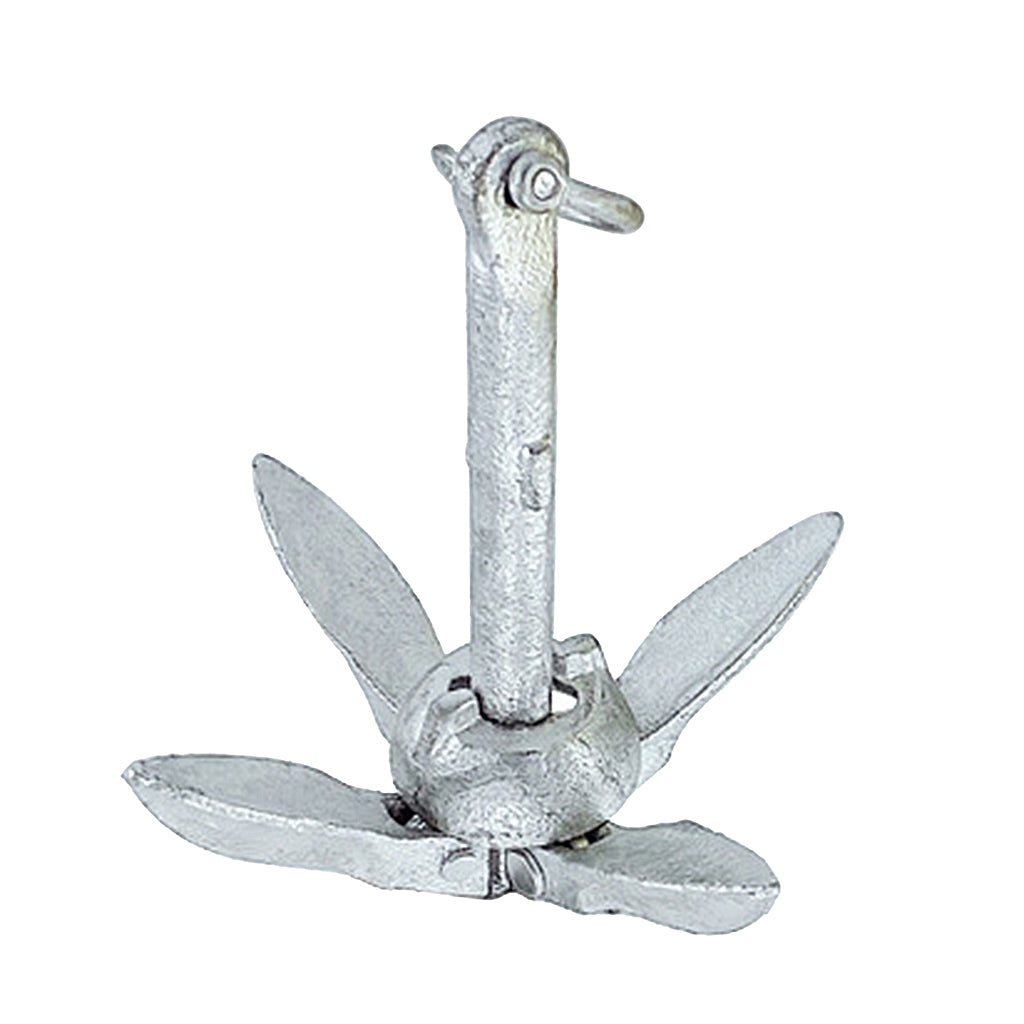 Carbon Steel Folding Grapnel Docking Boat Deck Hardware Anchor