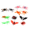 Big Spider Insects Model Simulation Joke Prank Toy Halloween Gift Toys 12pcs
