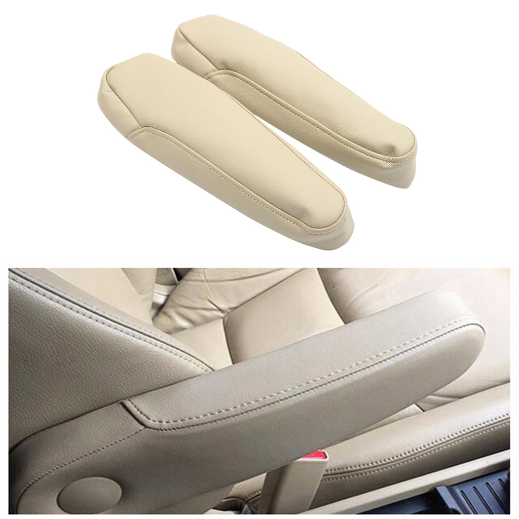 Car Leather Armrest Pad Cover Cushion Mat Replacement for Honda Odyssey05-10