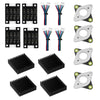 3D Printer NEMA17 Stepper Motor Vibration Dampers + Smoothers + Heatsinks