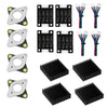 3D Printer NEMA17 Stepper Motor Vibration Dampers + Smoothers + Heatsinks