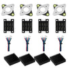 3D Printer NEMA17 Stepper Motor Vibration Dampers + Smoothers + Heatsinks