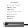 5 in1 Type C to USB 3.0 4K HDMI PD Fast Charge Ethernet Rj45 Lan Adapter