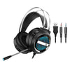 X9 USB + 3.5mm Gaming Headset with Mic 7 LED for PS4 PC Laptop  black