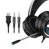 X9 USB + 3.5mm Gaming Headset with Mic 7 LED for PS4 PC Laptop  black