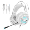 X9 USB + 3.5mm Gaming Headset with Mic 7 LED for PS4 PC Laptop  white