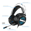 X9 USB + 3.5mm Gaming Headset with Mic 7 LED for PS4 PC Laptop  white