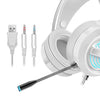 X9 USB + 3.5mm Gaming Headset with Mic 7 LED for PS4 PC Laptop  white