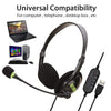 USB Headset with Microphone Noise Cancelling Computer Headset for PC