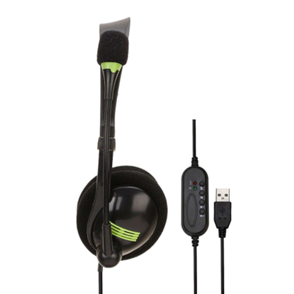 USB Headset with Microphone Noise Cancelling Computer Headset for PC