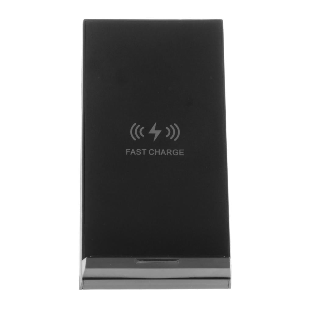 15W Fast Wireless Charger Stand For Samsung S10 S9 S8 Charging Dock Black