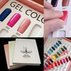 Salon Nail Art Display Book 120 Colors Tip Gel Polish Chart Book Pink