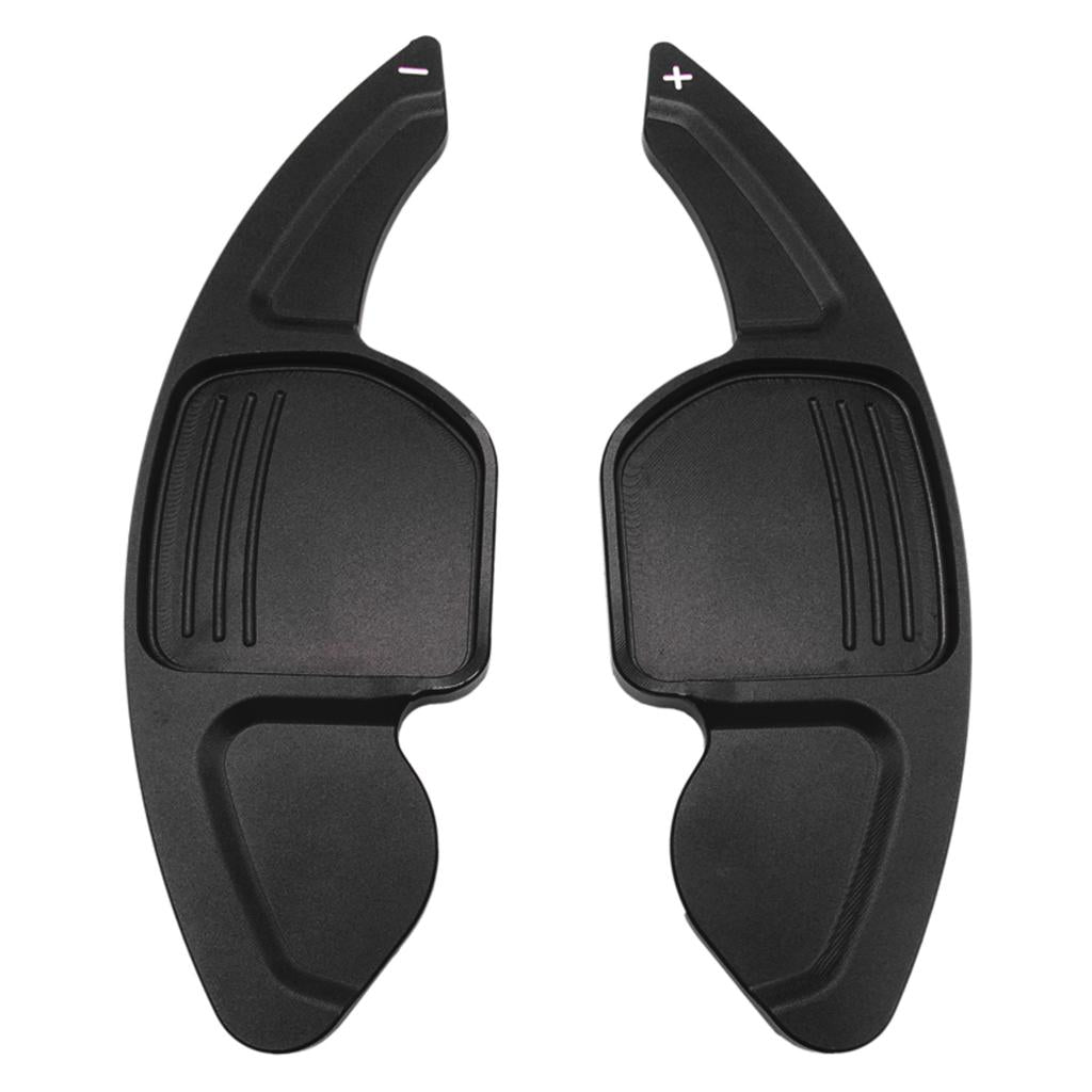 1Pair Car Paddle Shift Extensions Shifters for Audi A3 A4L A5 A6 A7 Black