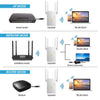 1200Mbps Wifi Repeater 802.11 AP Router Extender Signal Booster Range White