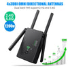 1200Mbps Wifi Repeater 802.11 AP Router Extender Signal Booster Range Black