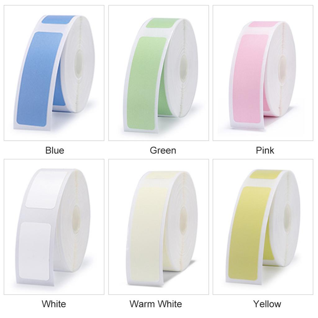 Thermal Label Printer Price Tag Address Sticker Paper Roll Green 12x40mm-160