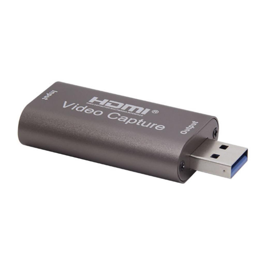 HDMI to USB3.0 Video Capture Adapter 1080P 4K Dongle Card for DSLR Camcorder