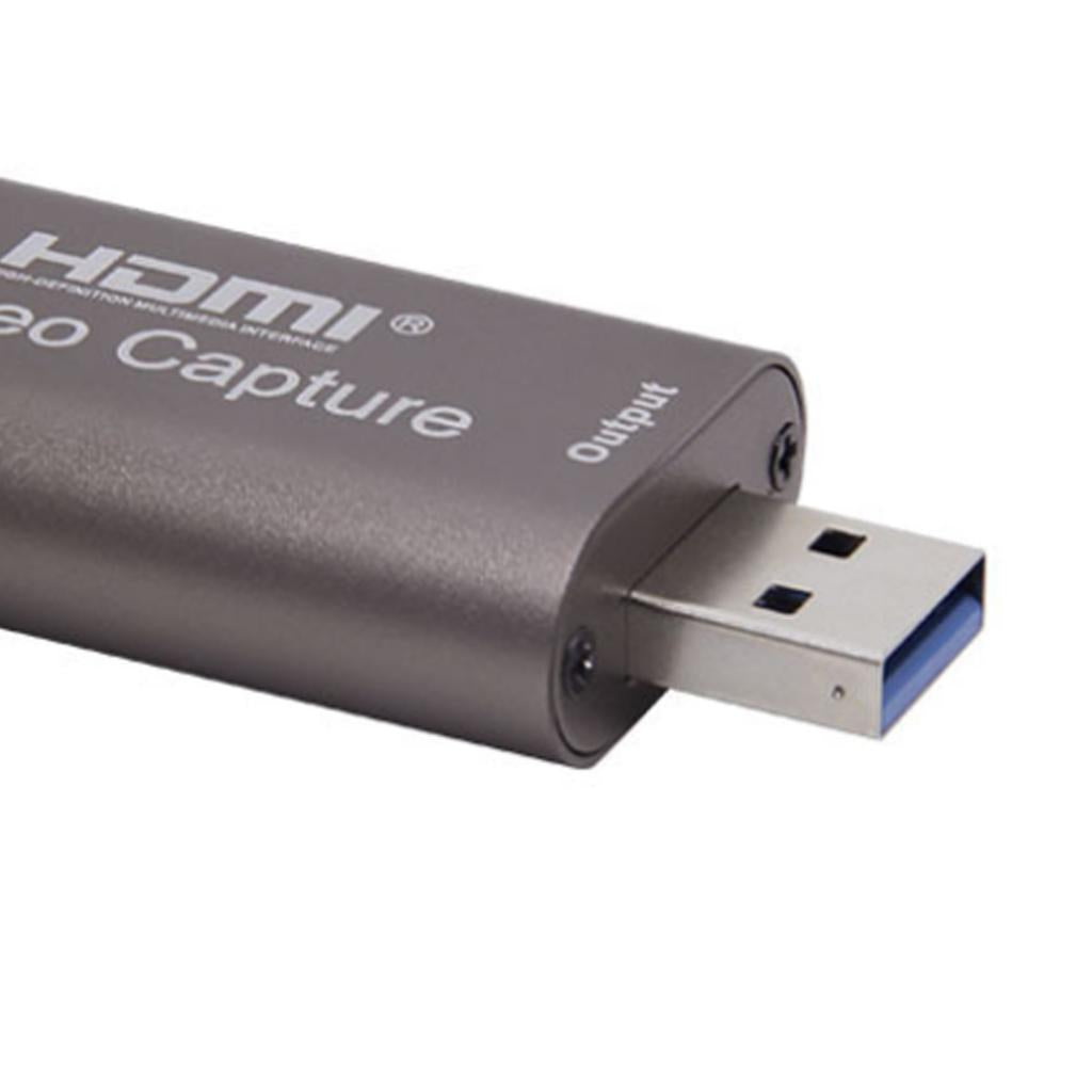 HDMI to USB3.0 Video Capture Adapter 1080P 4K Dongle Card for DSLR Camcorder