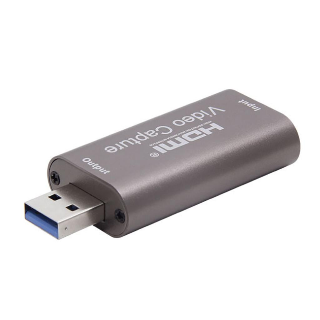 HDMI to USB3.0 Video Capture Adapter 1080P 4K Dongle Card for DSLR Camcorder