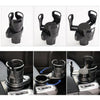 2 in 1 Multifunction Car Double Cup Holder Water Bottle Drink Holder Mount