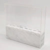 Eyelash Grafting Tweezers Acrylic Display Stand Holder Organizer White