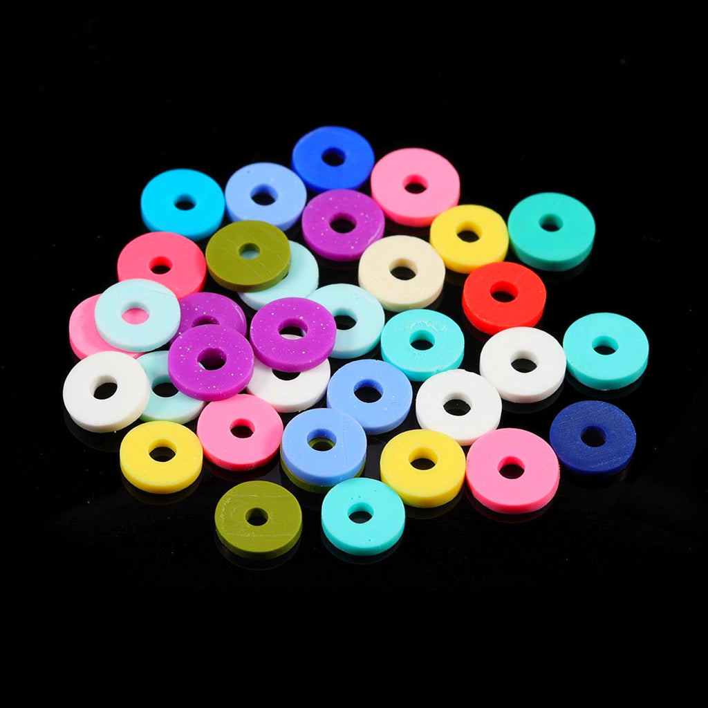 Polymer Clay Round Beads Art Hobby DIY Jewellery Making Bracelets Crafts 4mm