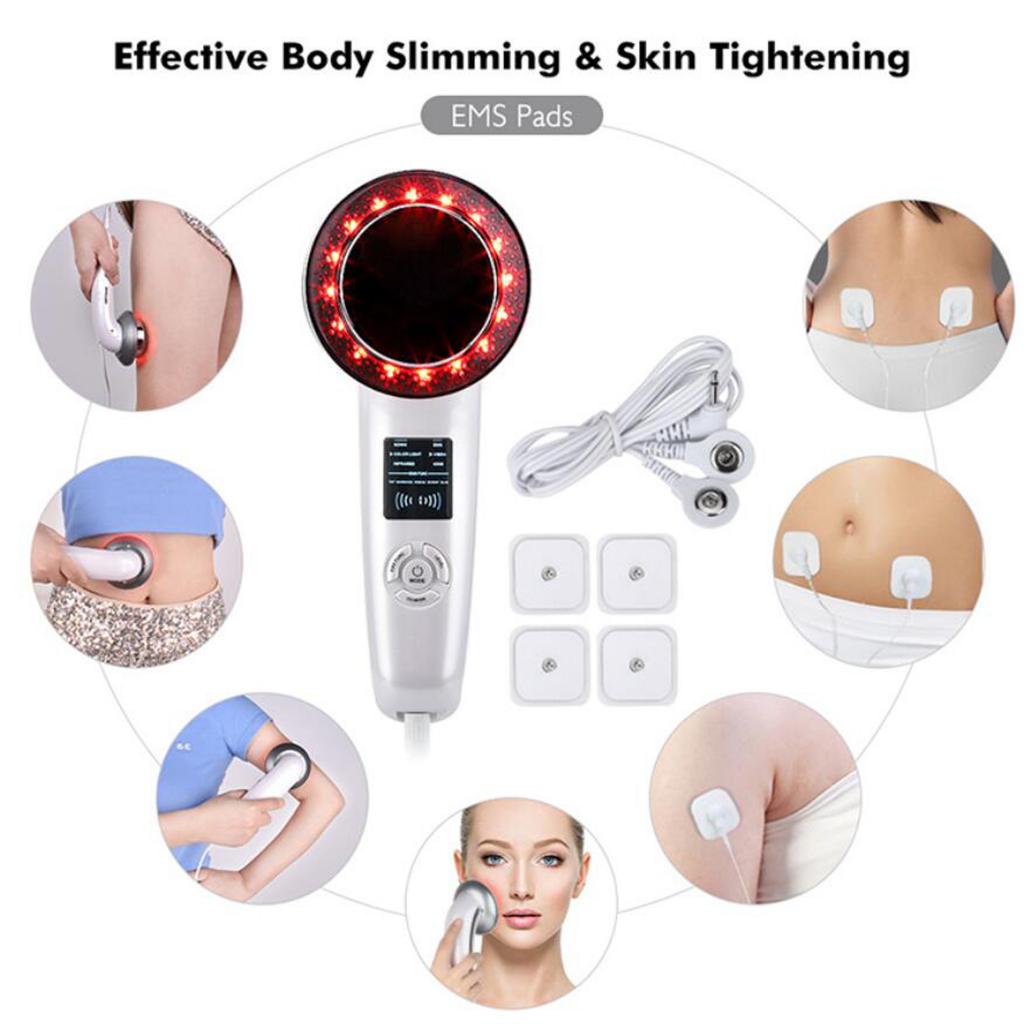 Weight Loss Machine EMS Massager Abdomen Arm Weight Reducer  white