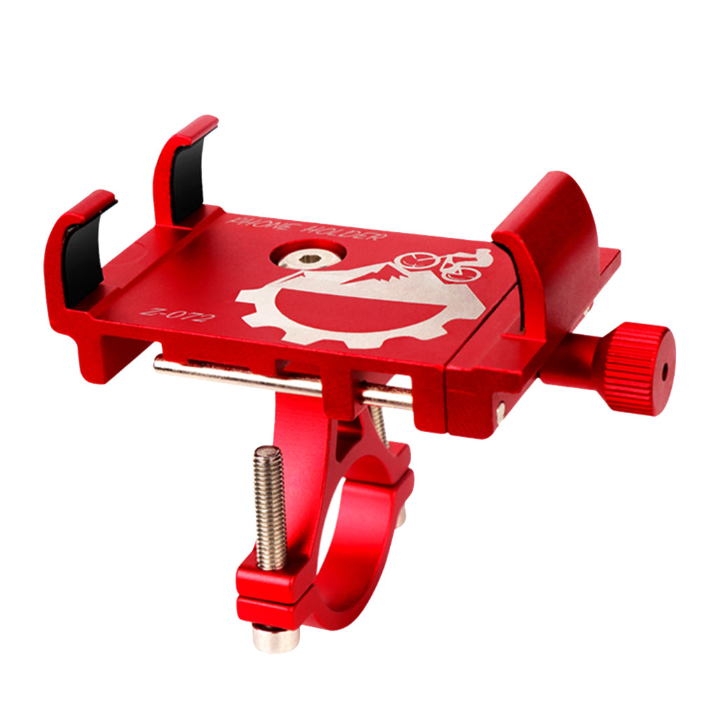 Bike Motorcycle Bicycle Handlebar Mount Holder Stand For 3.5"-6.5"  Red