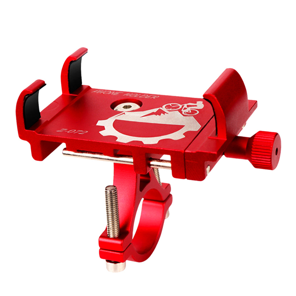 Bike Motorcycle Bicycle Handlebar Mount Holder Stand For 3.5"-6.5"  Red