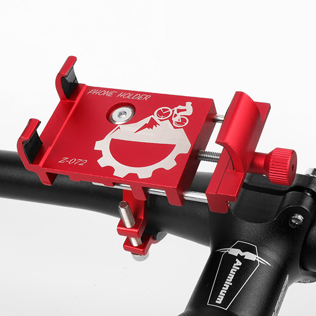 Bike Motorcycle Bicycle Handlebar Mount Holder Stand For 3.5"-6.5"  Red