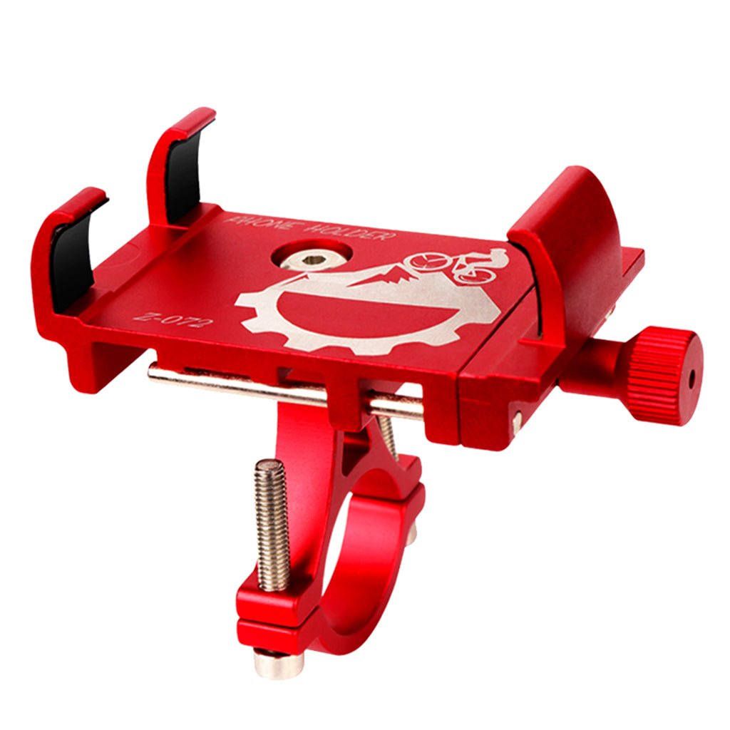 Bike Motorcycle Bicycle Handlebar Mount Holder Stand For 3.5"-6.5"  Red