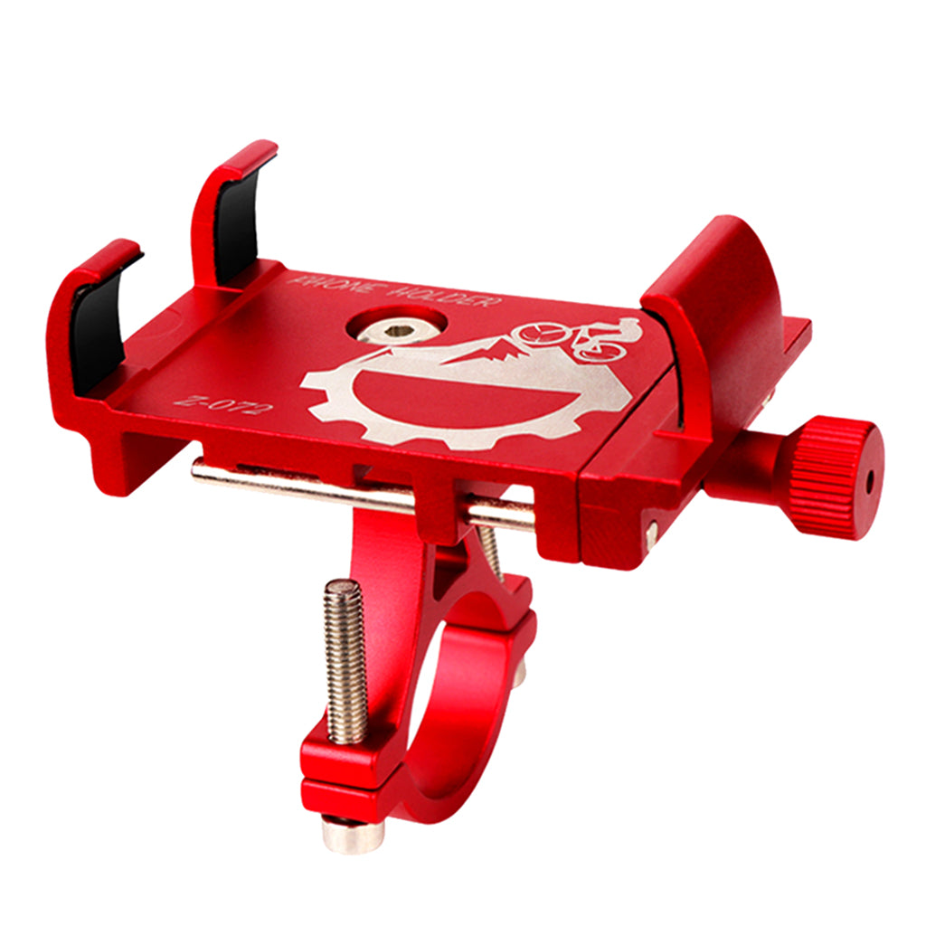 Bike Motorcycle Bicycle Handlebar Mount Holder Stand For 3.5"-6.5"  Red