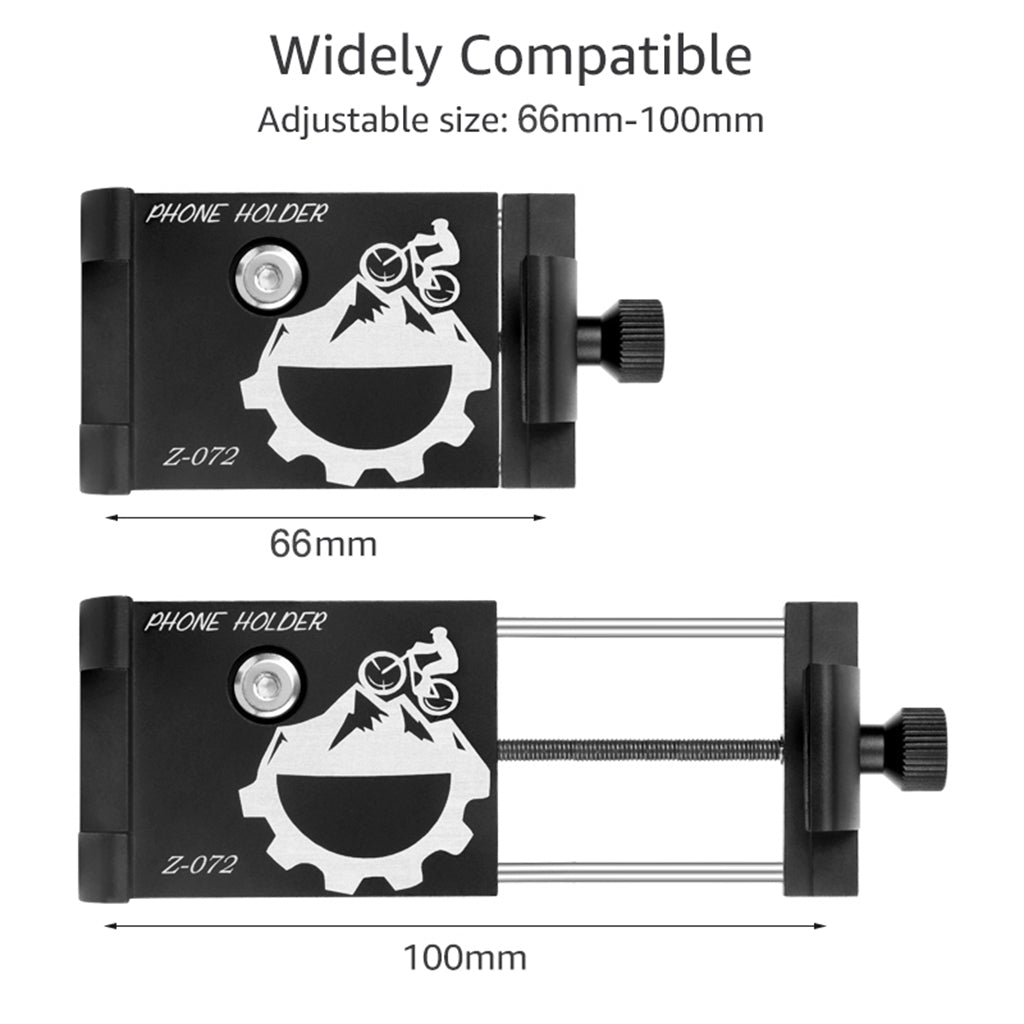 Bike Motorcycle Bicycle Handlebar Mount Holder Stand For 3.5"-6.5"  Titanium