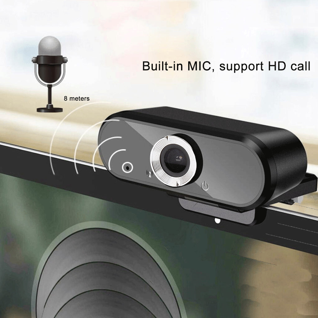 HD USB Webcam Camera Web W/ Microphone For PC Laptop Desktop Video Cam