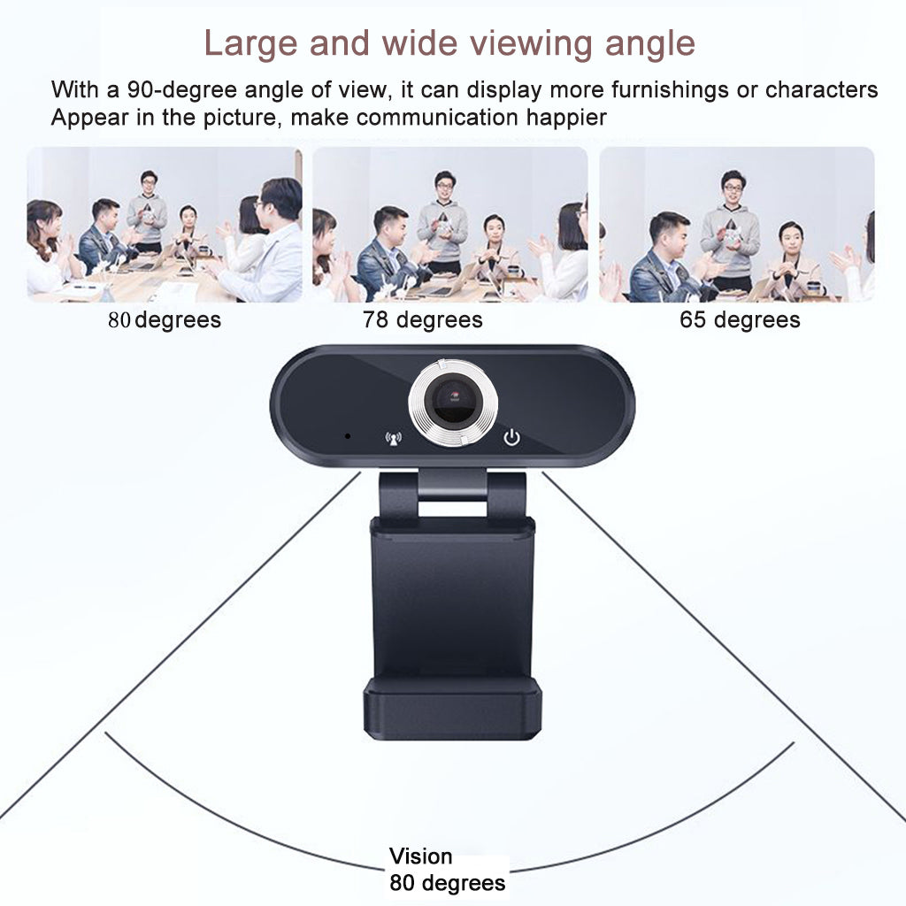 HD USB Webcam Camera Web W/ Microphone For PC Laptop Desktop Video Cam