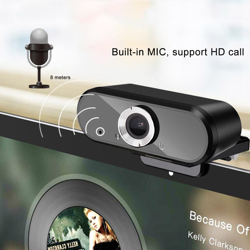 HD USB Webcam Camera Web W/ Microphone For PC Laptop Desktop Video Cam