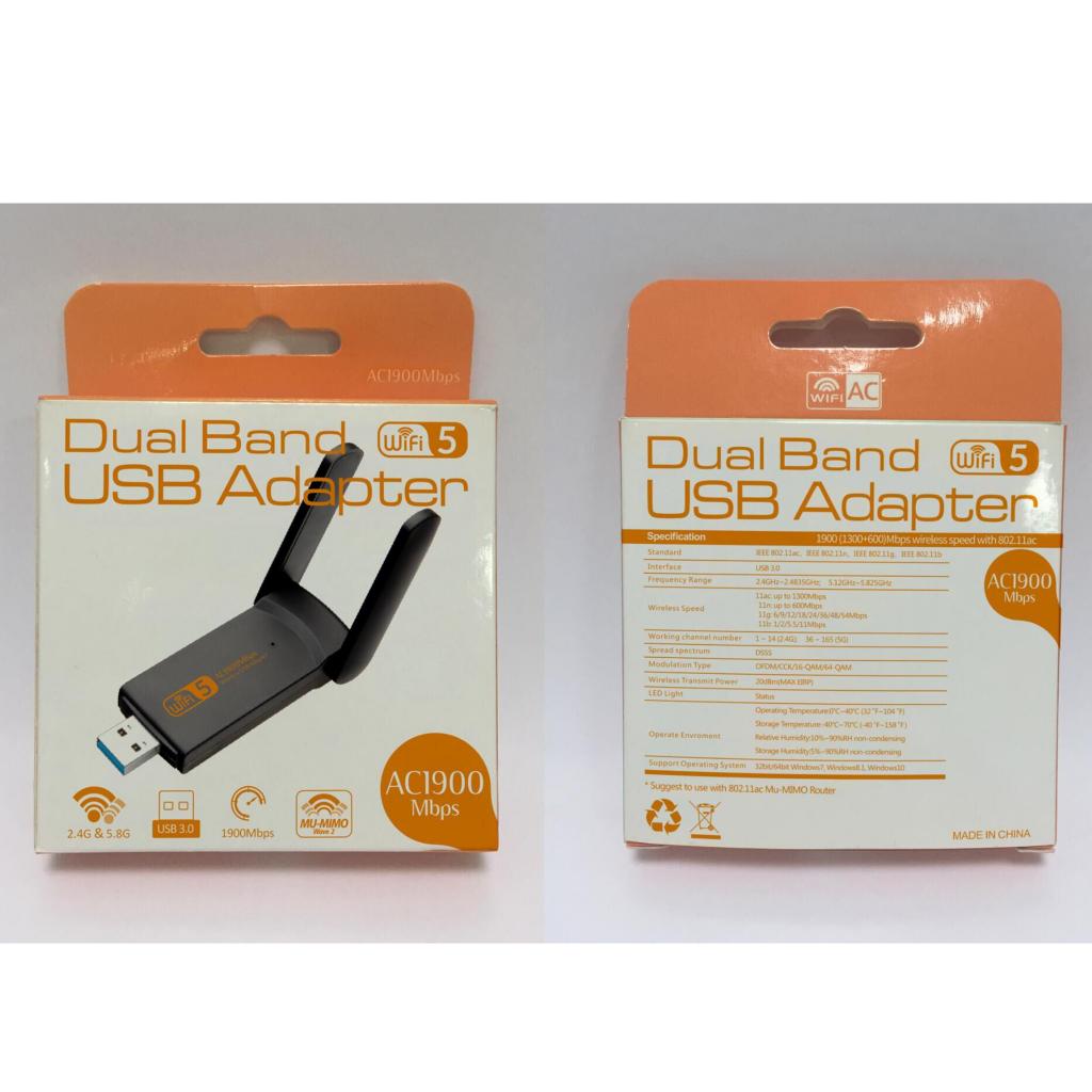 Dual Band USB 3.0 WiFi Wireless Dongle Lan Network Adapter 5GHz 2.4GHz