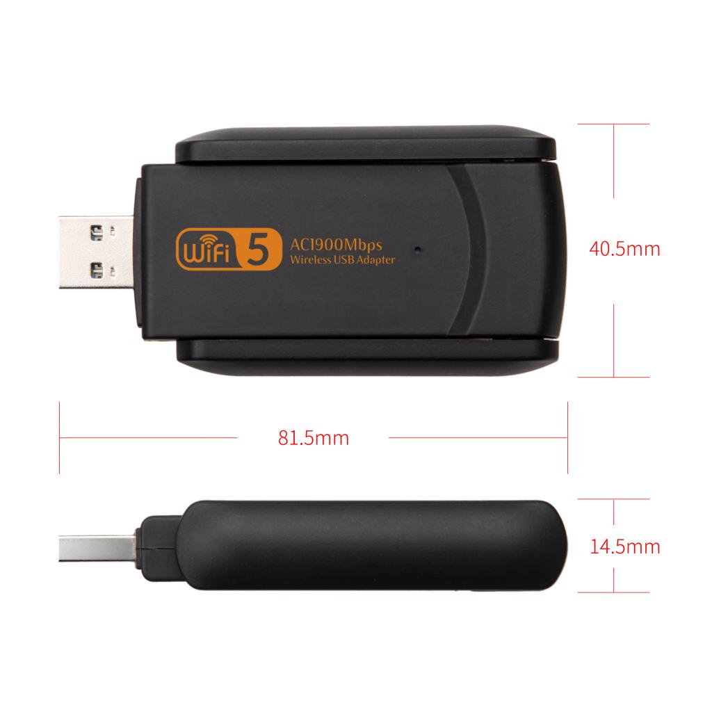 Dual Band USB 3.0 WiFi Wireless Dongle Lan Network Adapter 5GHz 2.4GHz