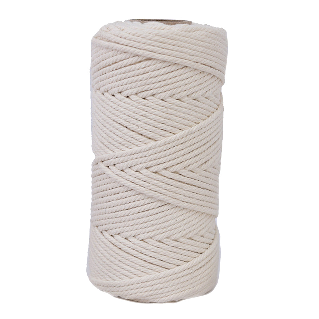 Cotton Twisted Cord Rope Macrame String Artisan DIY Bracelet Craft 5mm