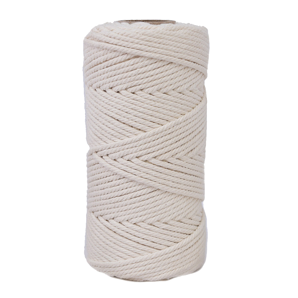 Cotton Twisted Cord Rope Macrame String Artisan DIY Bracelet Craft 5mm