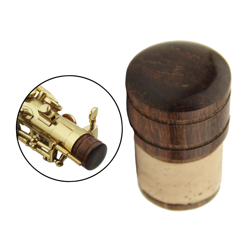 Blackwood Sax Plug Saxophone End Plug for Sax Accessories 42x27x24mm