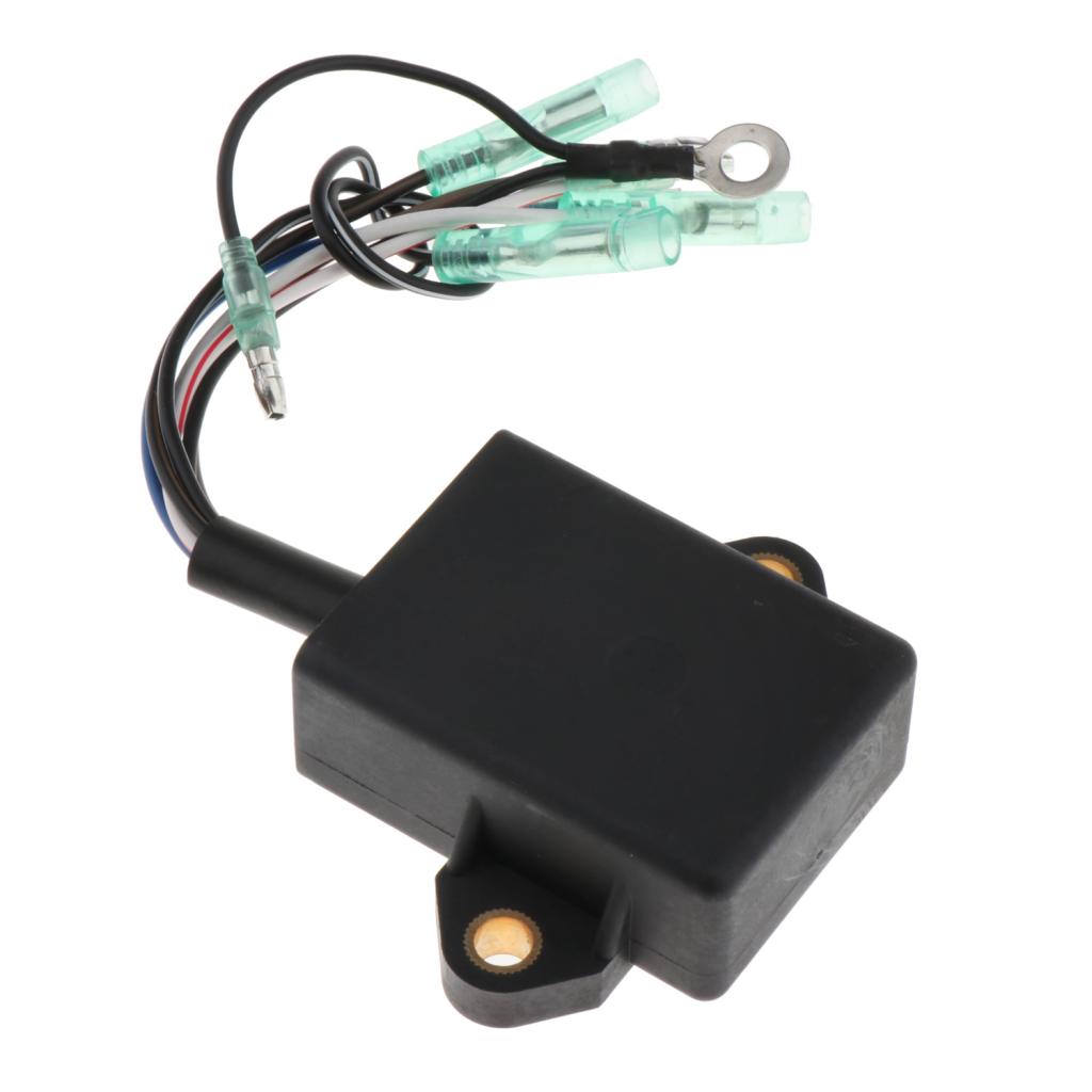 200mm Black CDI Unit for Yamaha Outboard Motor 2 Stroke 9.9HP 15HP