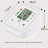 Digital Automatic Blood Pressure Monitor Upper Arm Machine White