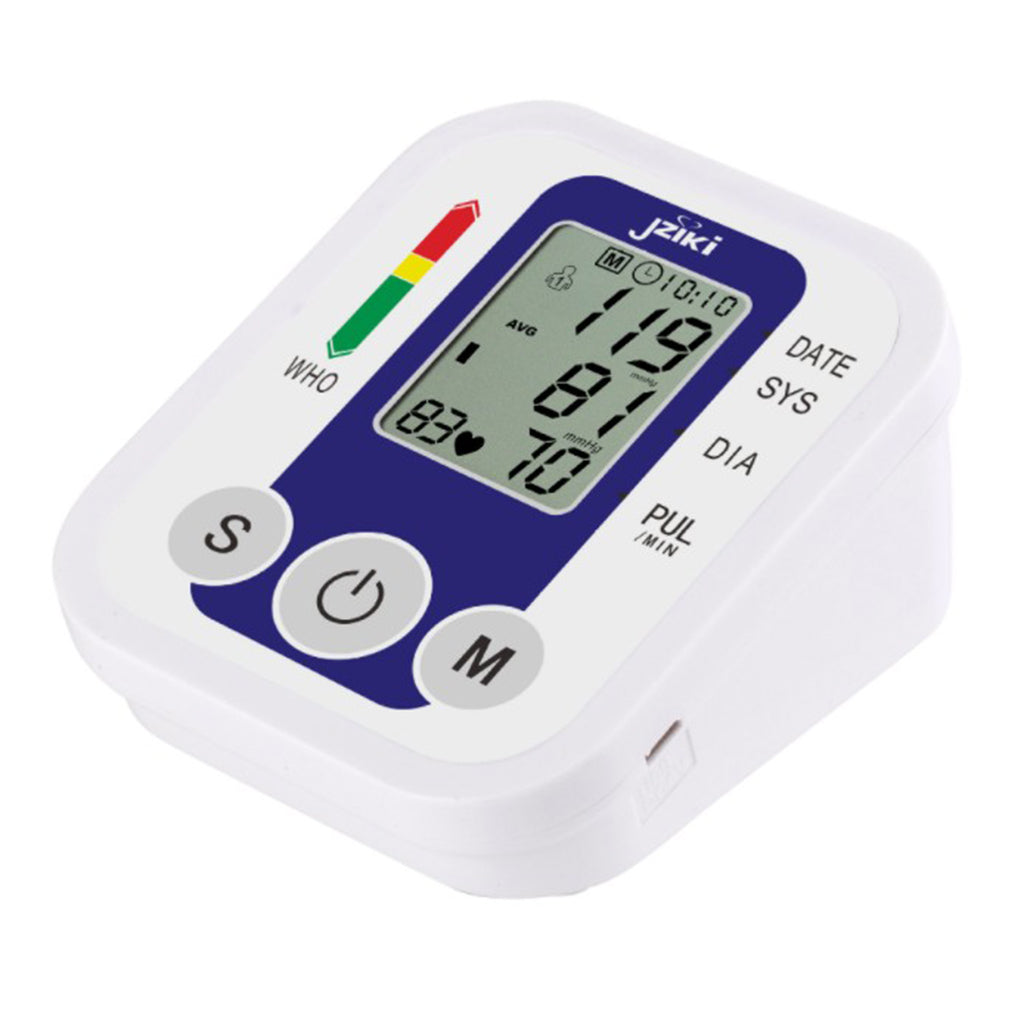 Digital Automatic Blood Pressure Monitor Upper Arm Machine Blue