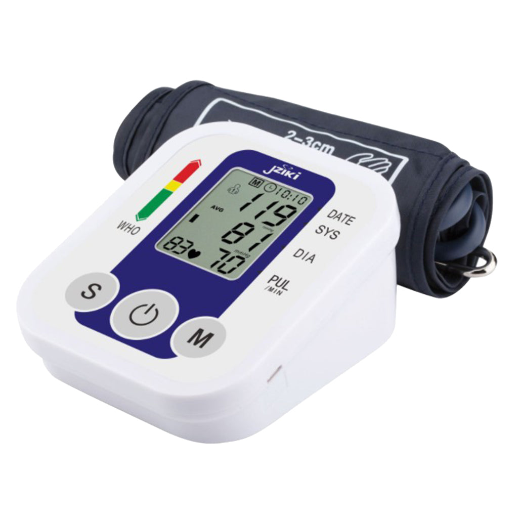 Digital Automatic Blood Pressure Monitor Upper Arm Machine Blue