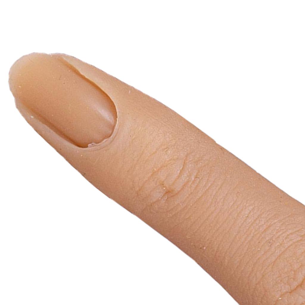 Silicone Nail Practice Finger 1:1 Mannequin Female Finger Model Normal skin