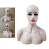 Female Mannequin Manikin Head Model Wig Glasses Hat Display Stand Skin