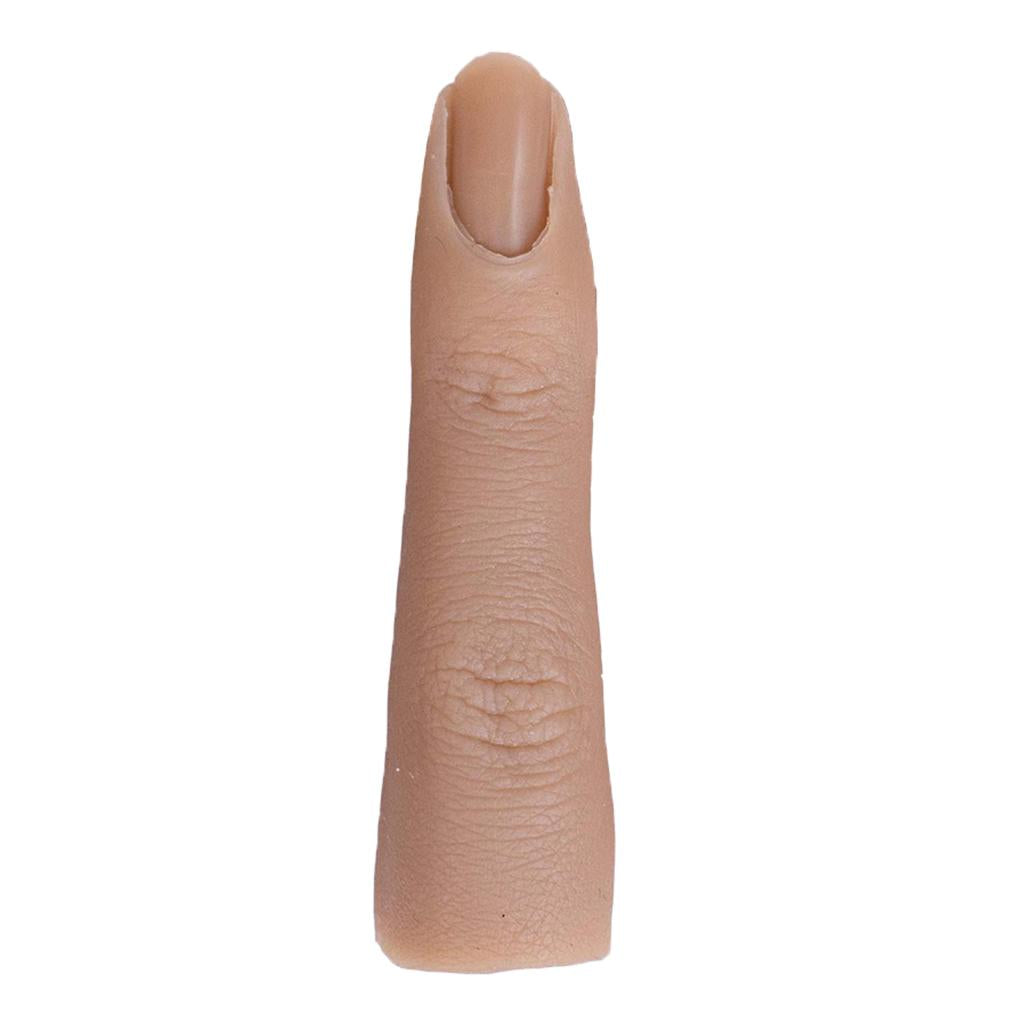 Silicone Nail Practice Finger 1:1 Mannequin Female Finger Model Pink skin