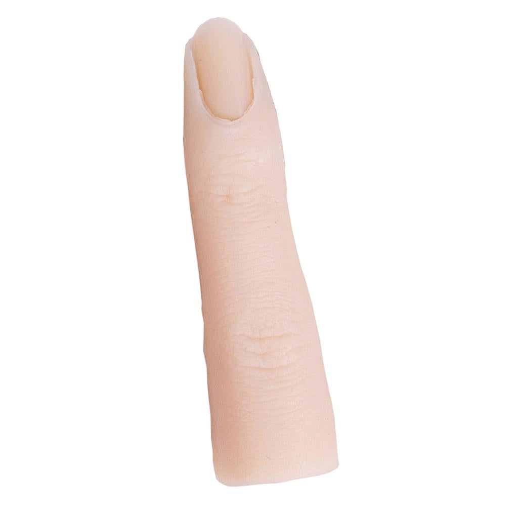 Silicone Nail Practice Finger 1:1 Mannequin Female Finger Model Fair skin